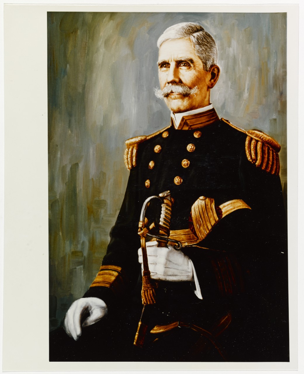 Painting of Rear Admiral Richard Wainwright, USN