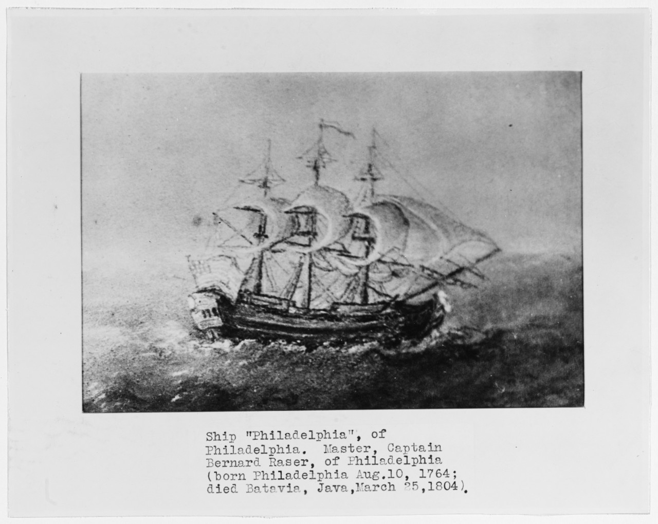 Ship PHILADELPHIA of Philadelphia, Pennsylvania.