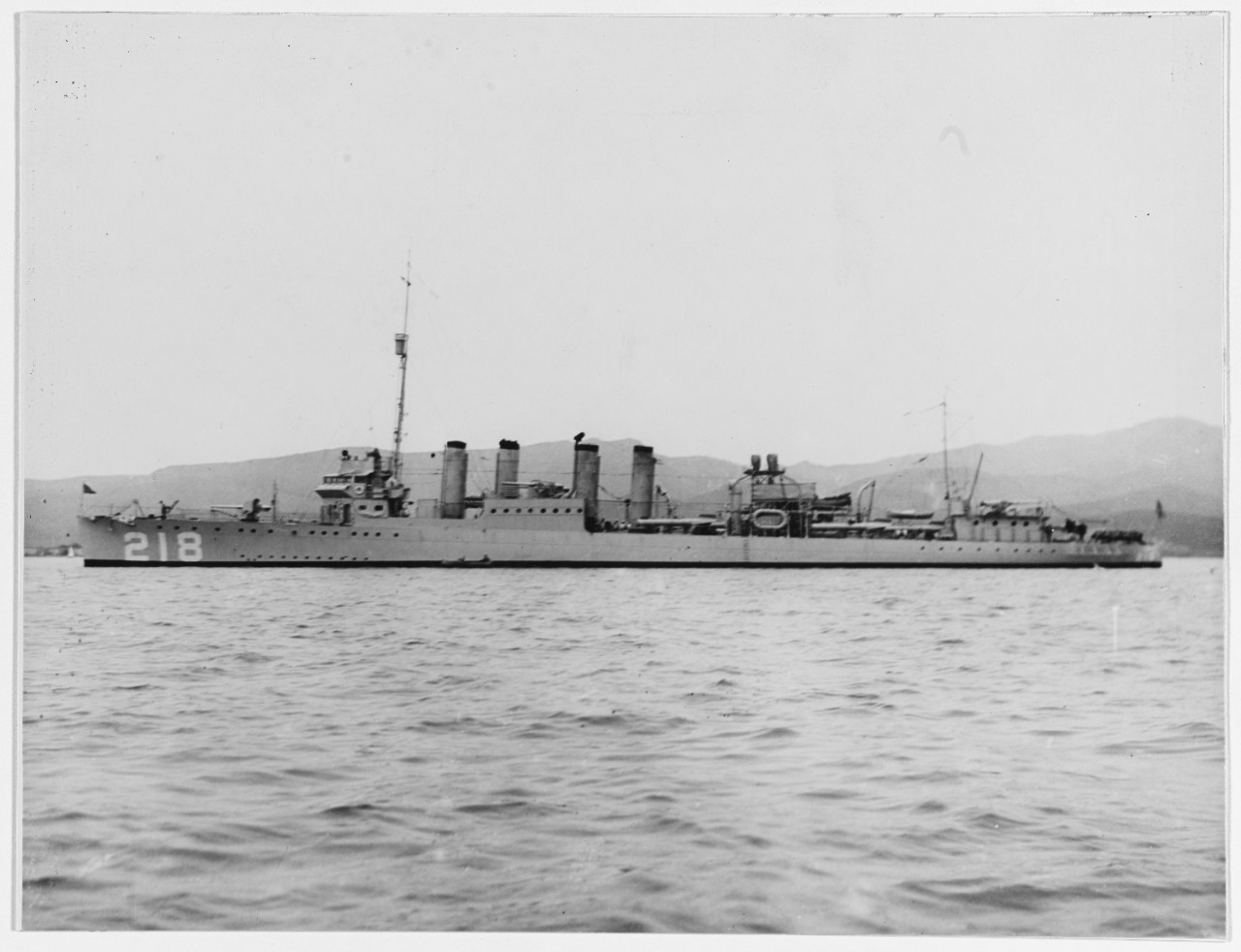 USS PARROTT (DD-218)