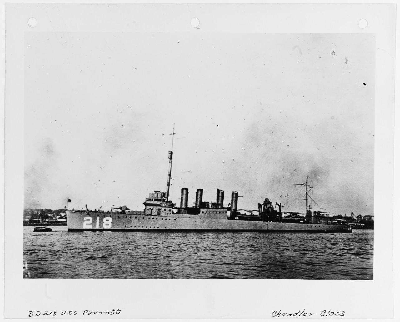 USS PARROTT (DD-218)