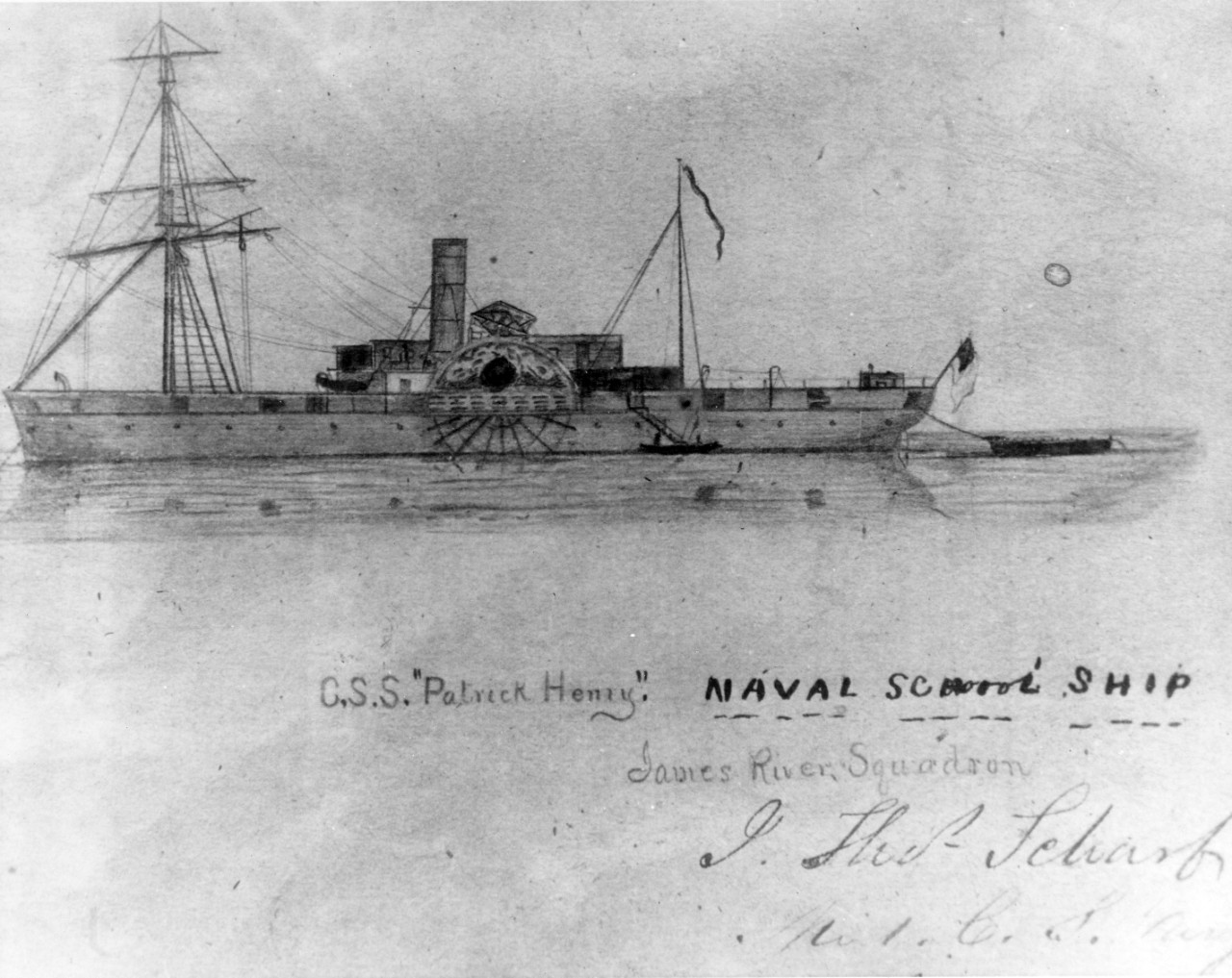 Photo #: NH 42807  CSS Patrick Henry (1861-1865)