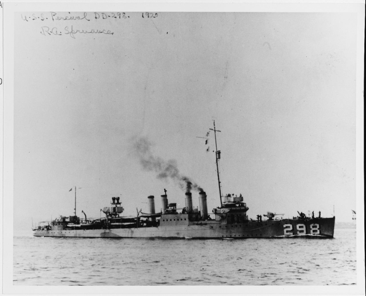 USS PERCIVAL (DD-298)