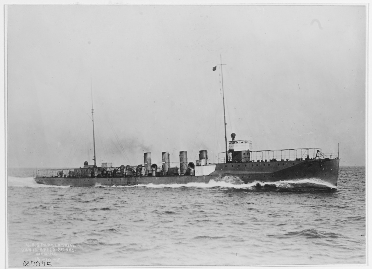 USS PARKER (DD-48)