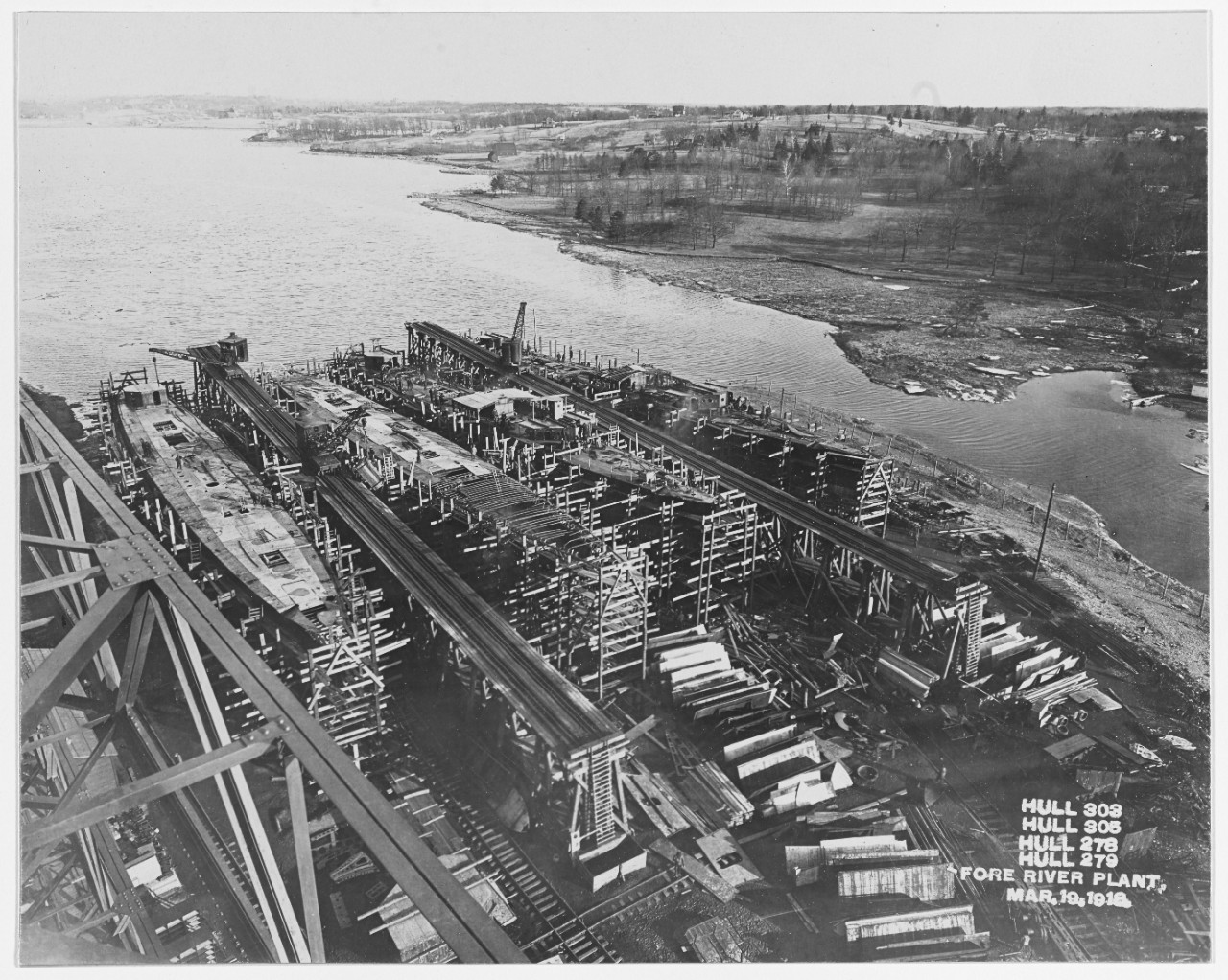 Photo #: NH 43021  Fore River Shipbuilding Company, Quincy, Massachusetts