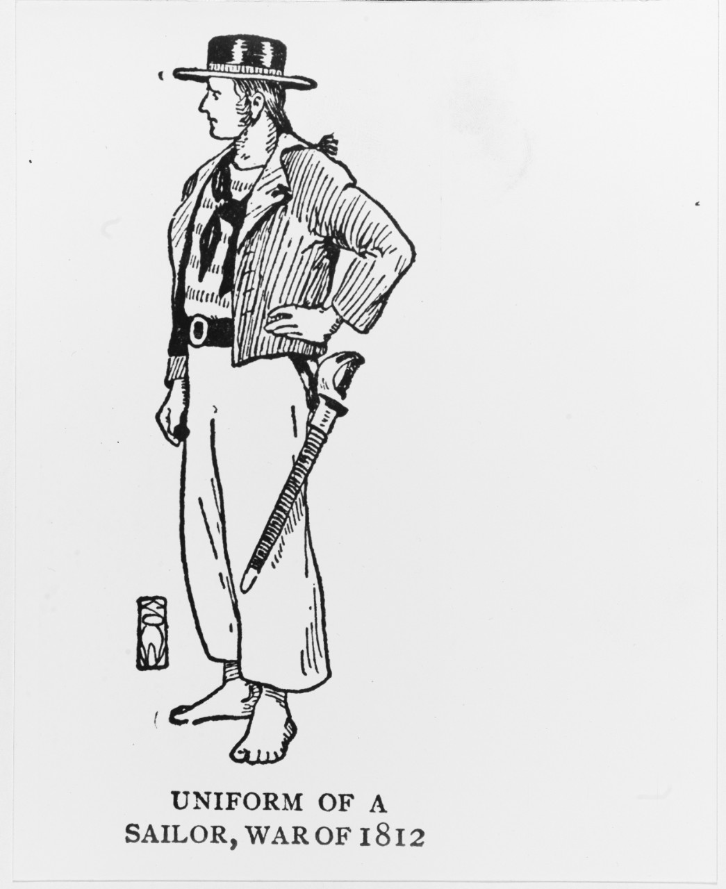 A sailor of the War of 1812 period