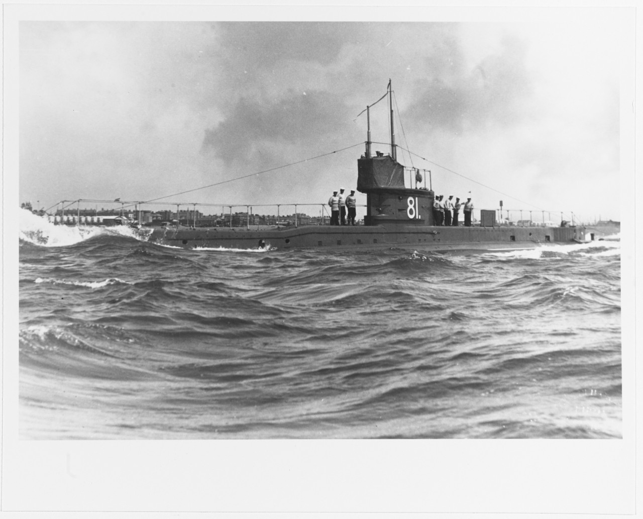 British submarine (probably HMS E-1)
