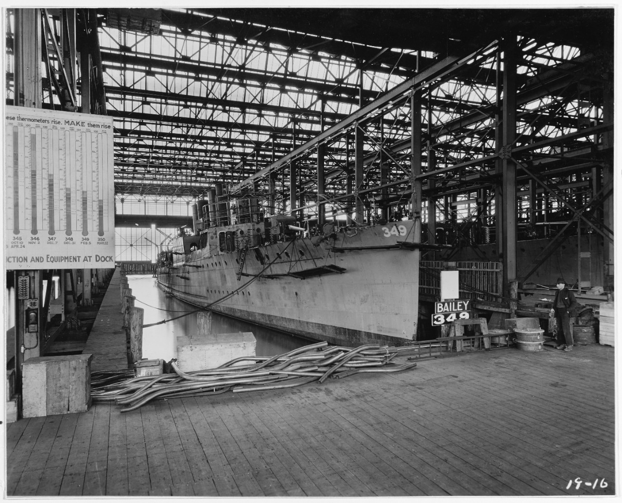 Photo #: NH 43157  Victory Destroyer Plant, Bethlehem Shipbuilding Corporation, Squantum, Massachusetts