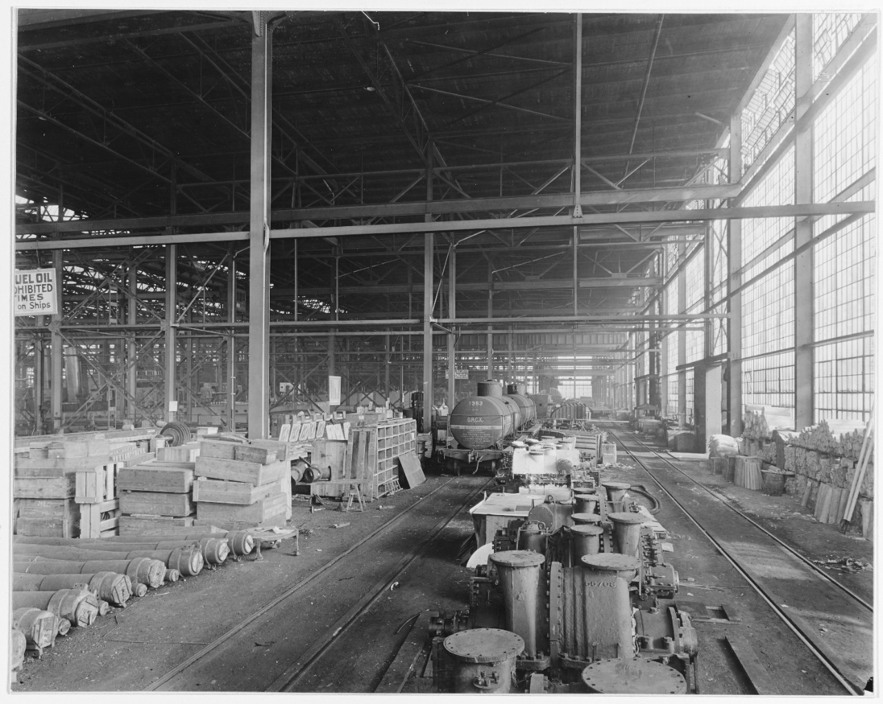 Photo #: NH 43166  Victory Destroyer Plant, Bethlehem Shipbuilding Corporation, Squantum, Massachusetts