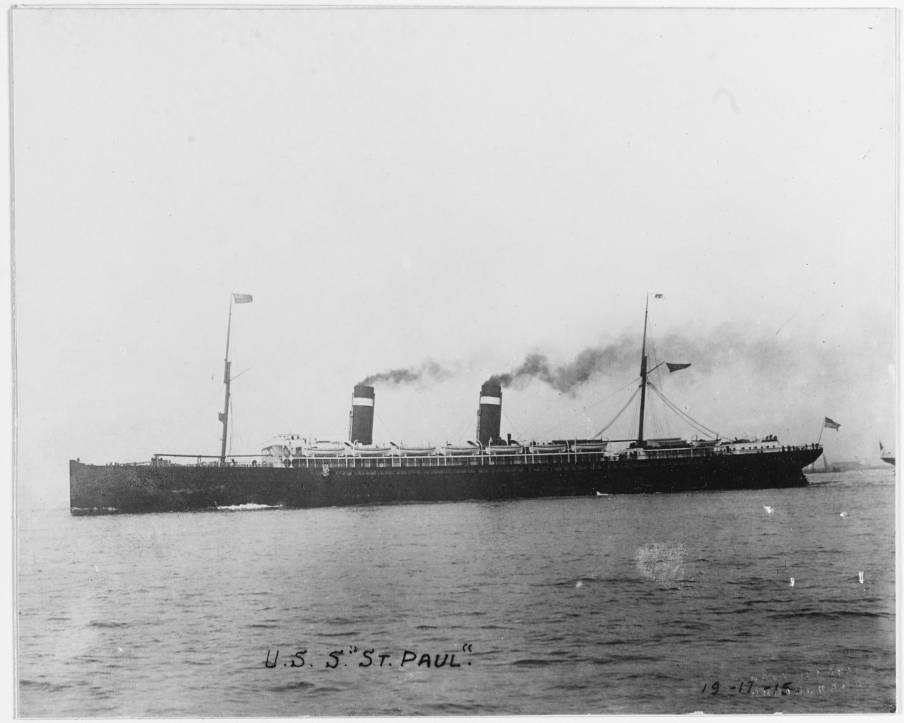 S.S. ST. PAUL (U.S. merchant passenger ship, 1895-1923)