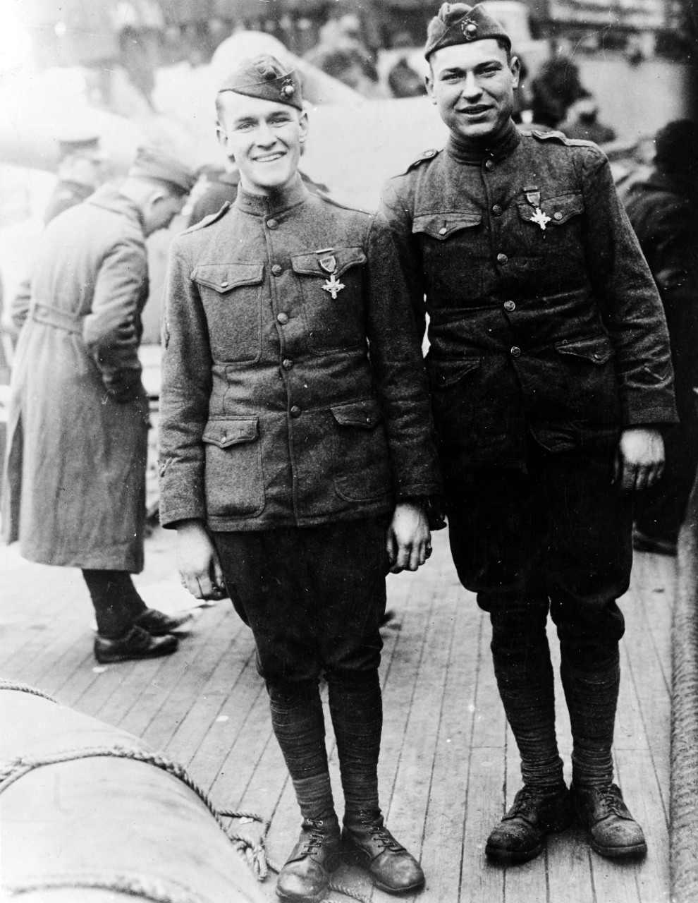 Corporal John J. Doody, USMC, and Private John Beck Flocken, USMC