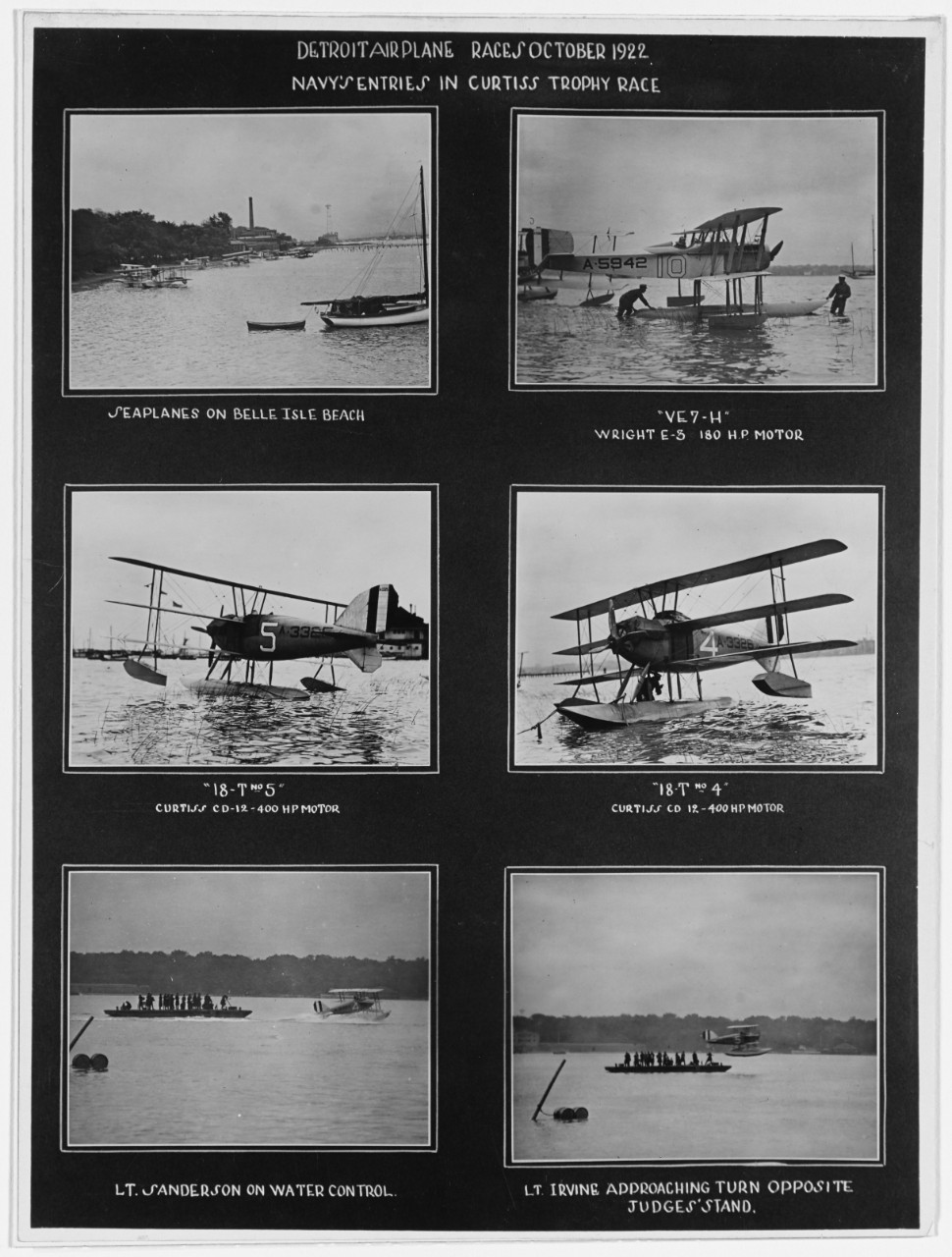 Detroit Air Races, October 1922. 