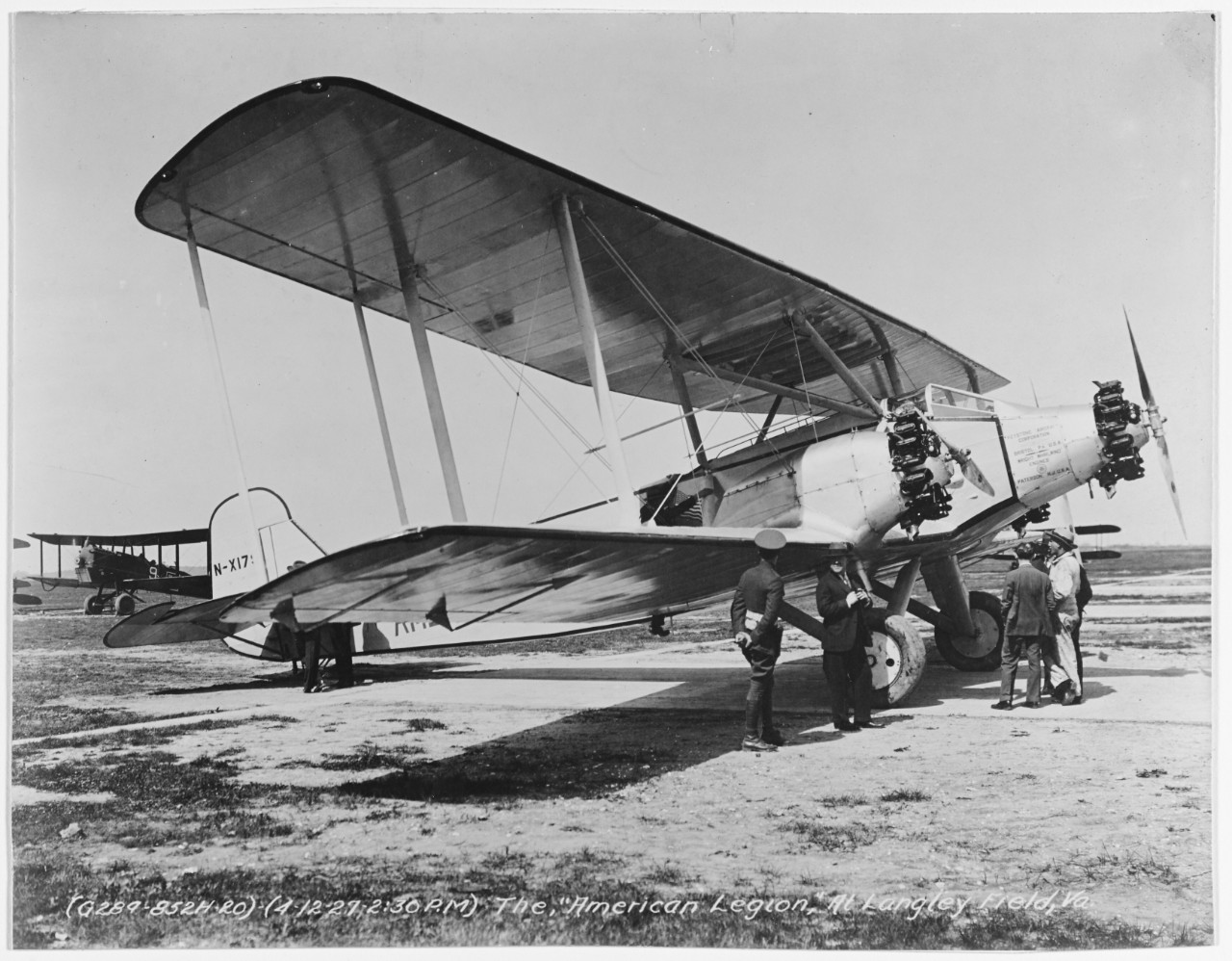 Keystone "Pathfinder" Airplane, "American Legion"