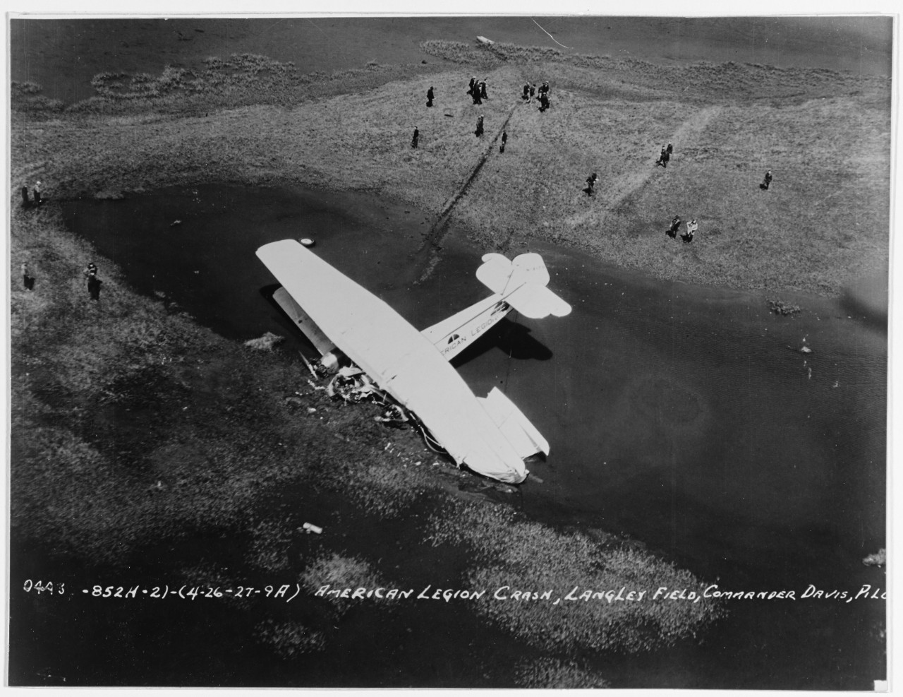 Keystone "Pathfinder" Airplane, "American Legion" crashed at Langley Field, Virginia