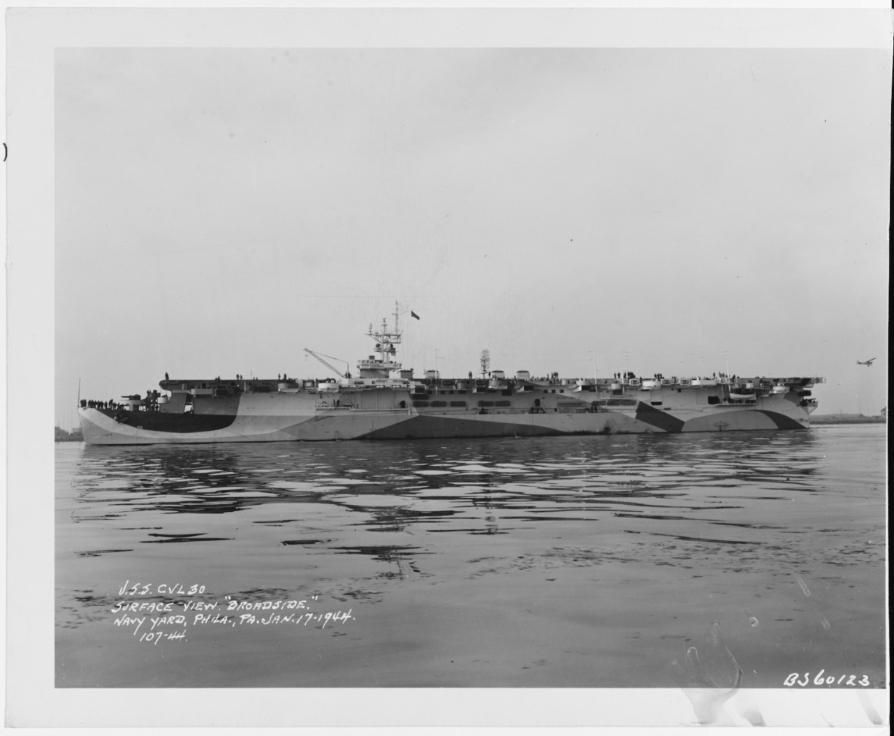 Photo #: NH 43506  USS San Jacinto (CVL-30)