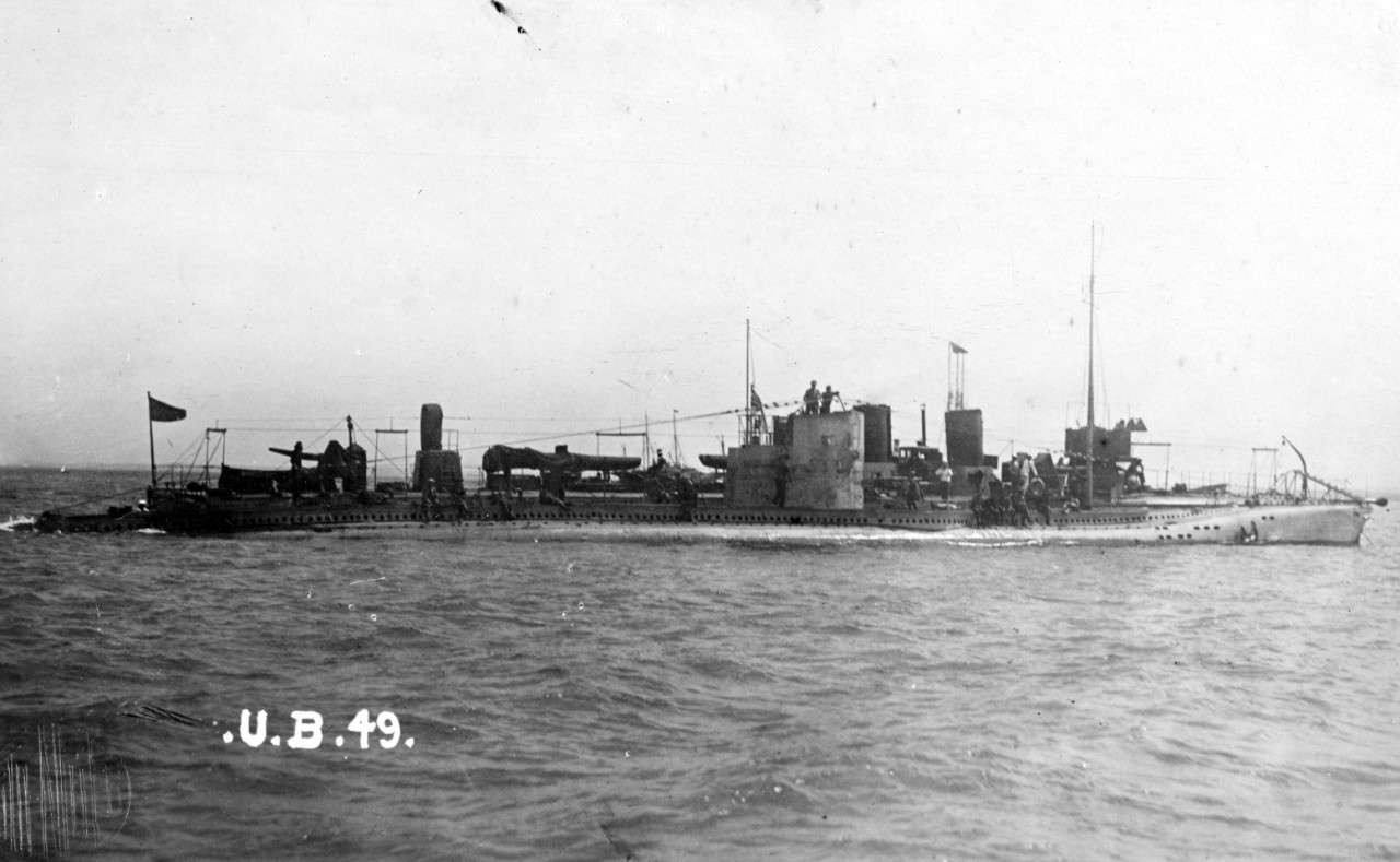 UB-49 German Submarine, 1917-19