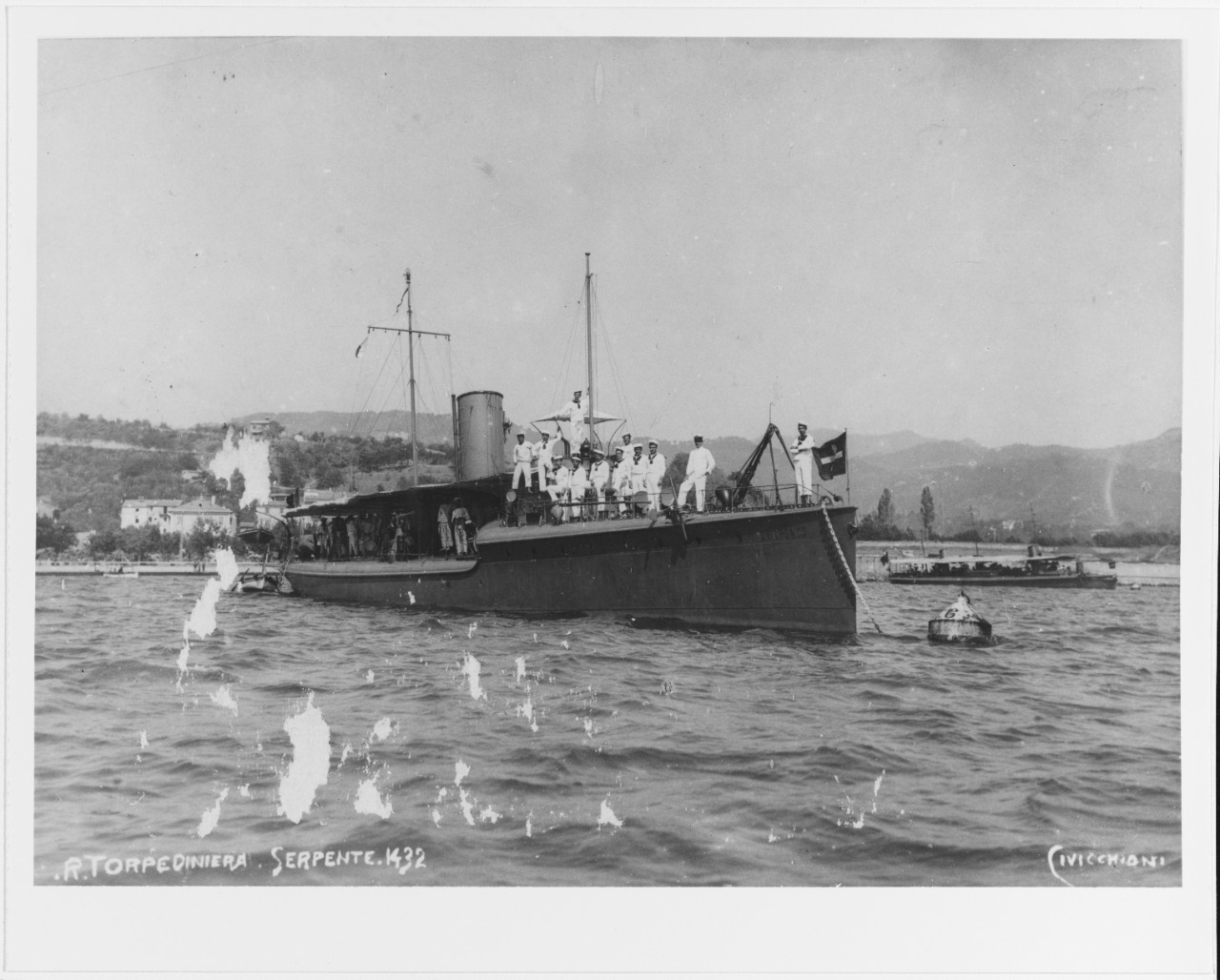 SERPENTE Italian Torpedo Boat, 1905-16