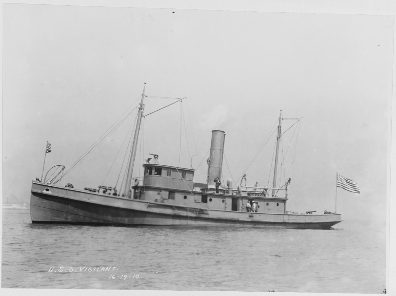 Photo #: NH 43695  USS Vigilant (1898-1928)