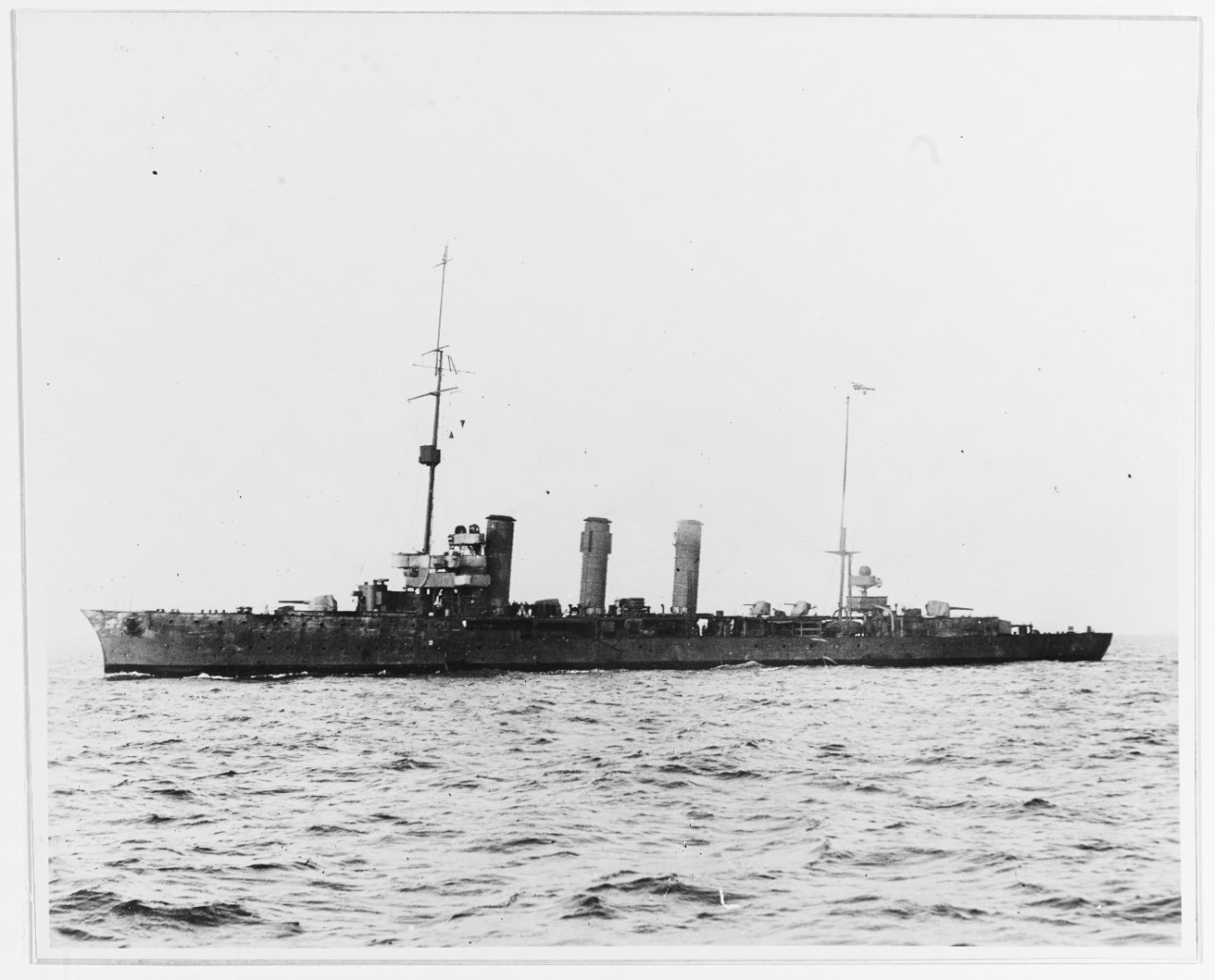 German BRUMMER Class Cruiser Minelayer, 1918