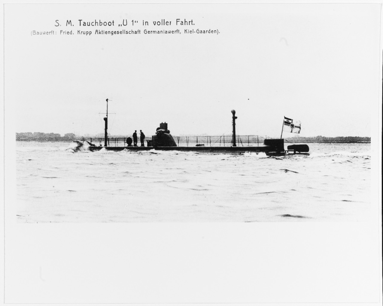 U-1 German Submarine, 1906-19