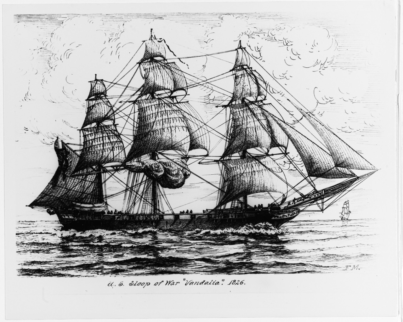 USS VANDALIA (1825-1870)