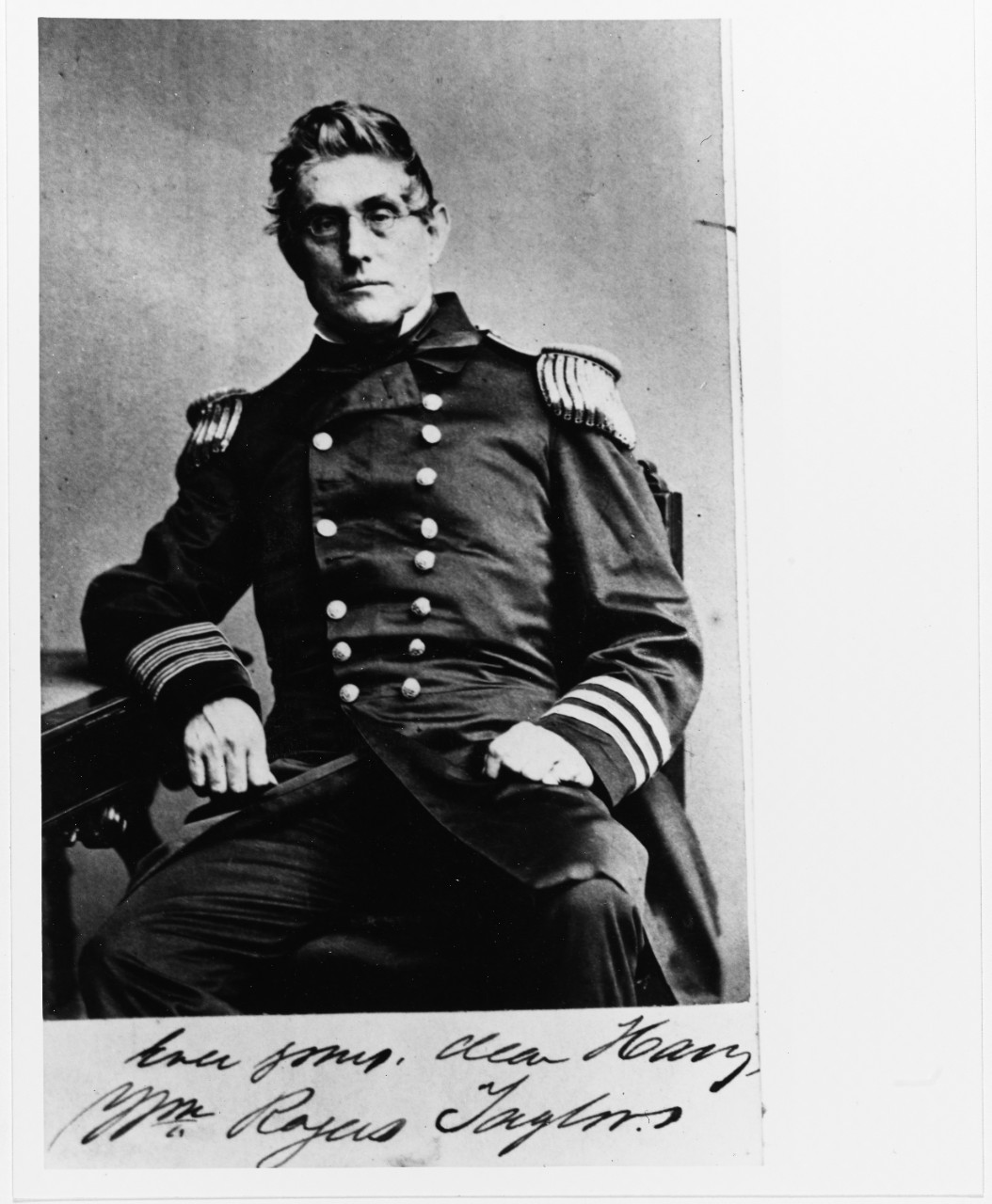 Photo #: NH 43965  Captain William Rogers Taylor, USN