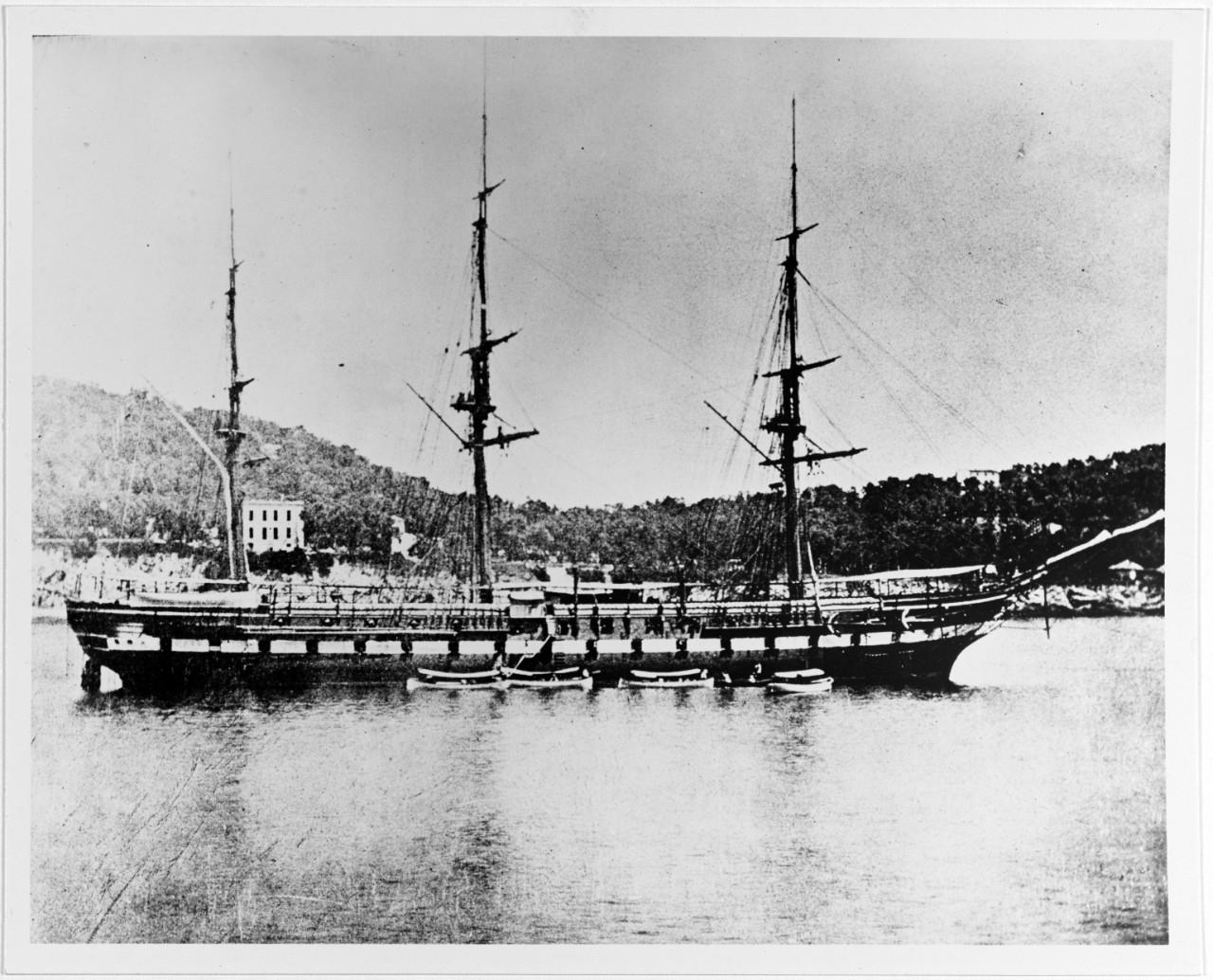 Photo #: NH 44508 (Color)  USS Wabash (1856-1912)