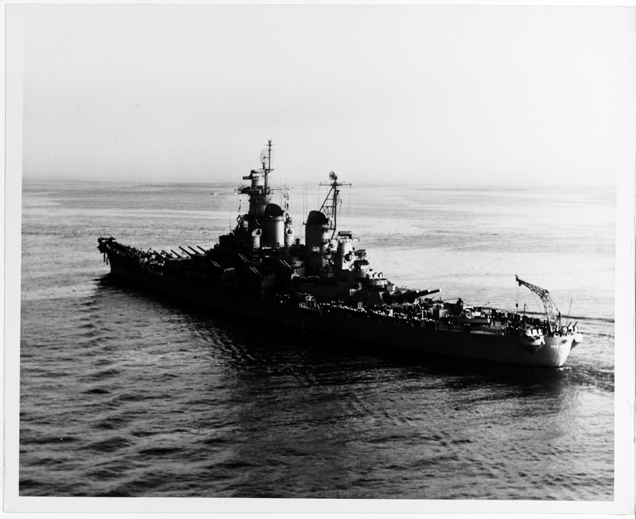 Photo #: NH 44534  USS New Jersey (BB-62)