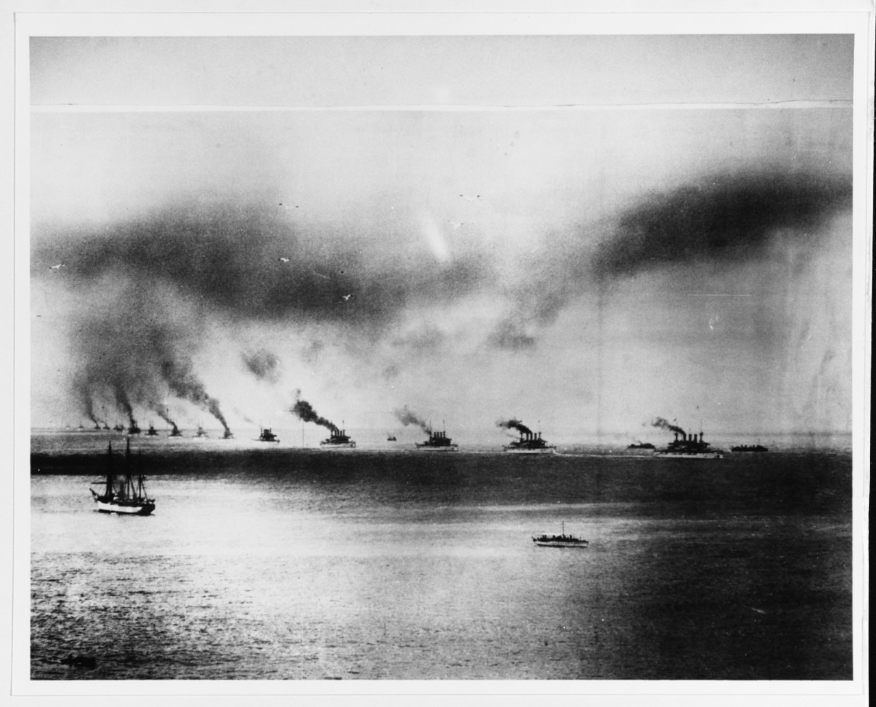 Photo #: NH 45348  World Cruise of the &quot;Great White Fleet&quot;, 1907-1909
