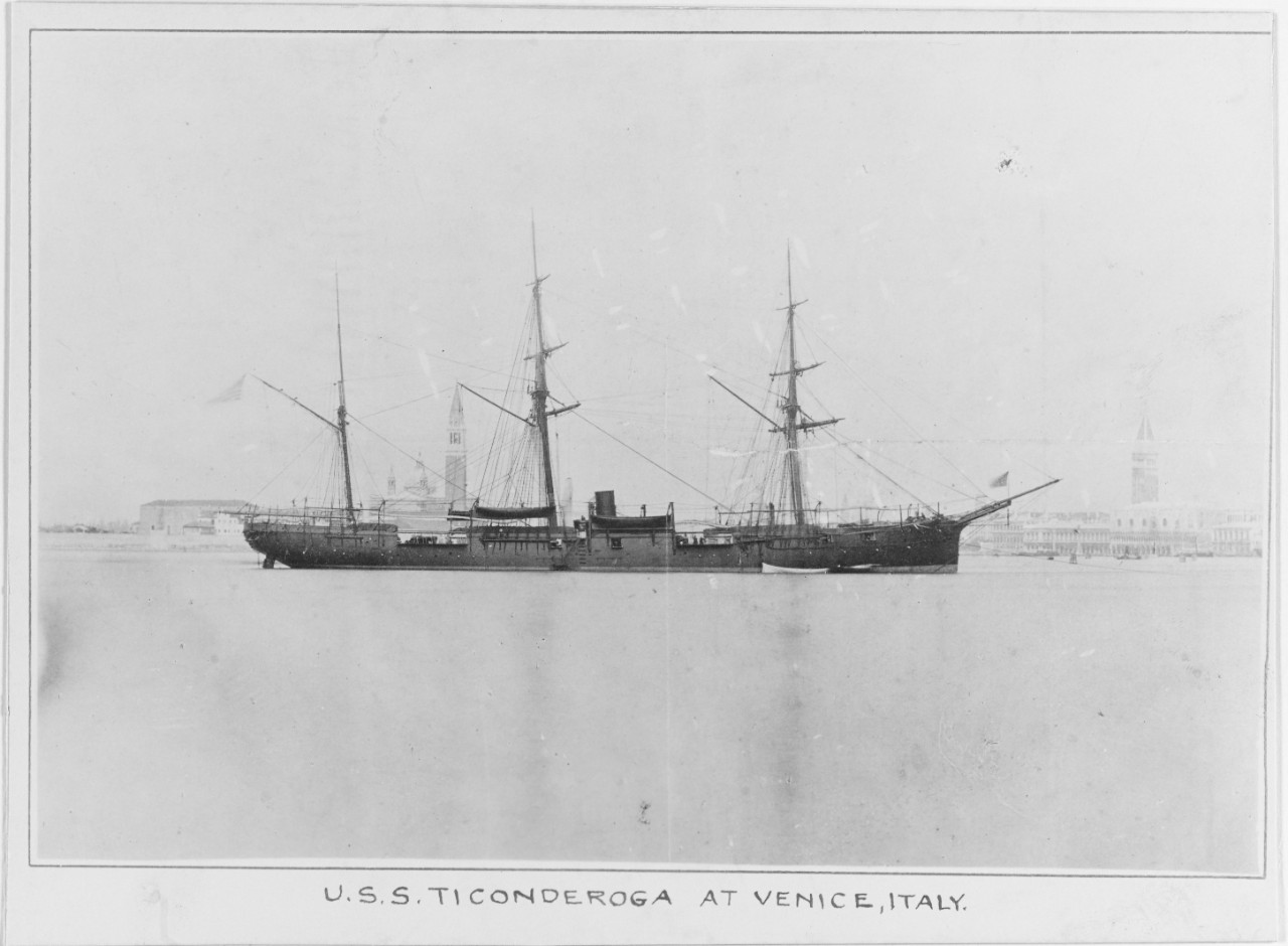 Photo #: NH 45373  USS Ticonderoga (1863-1887)