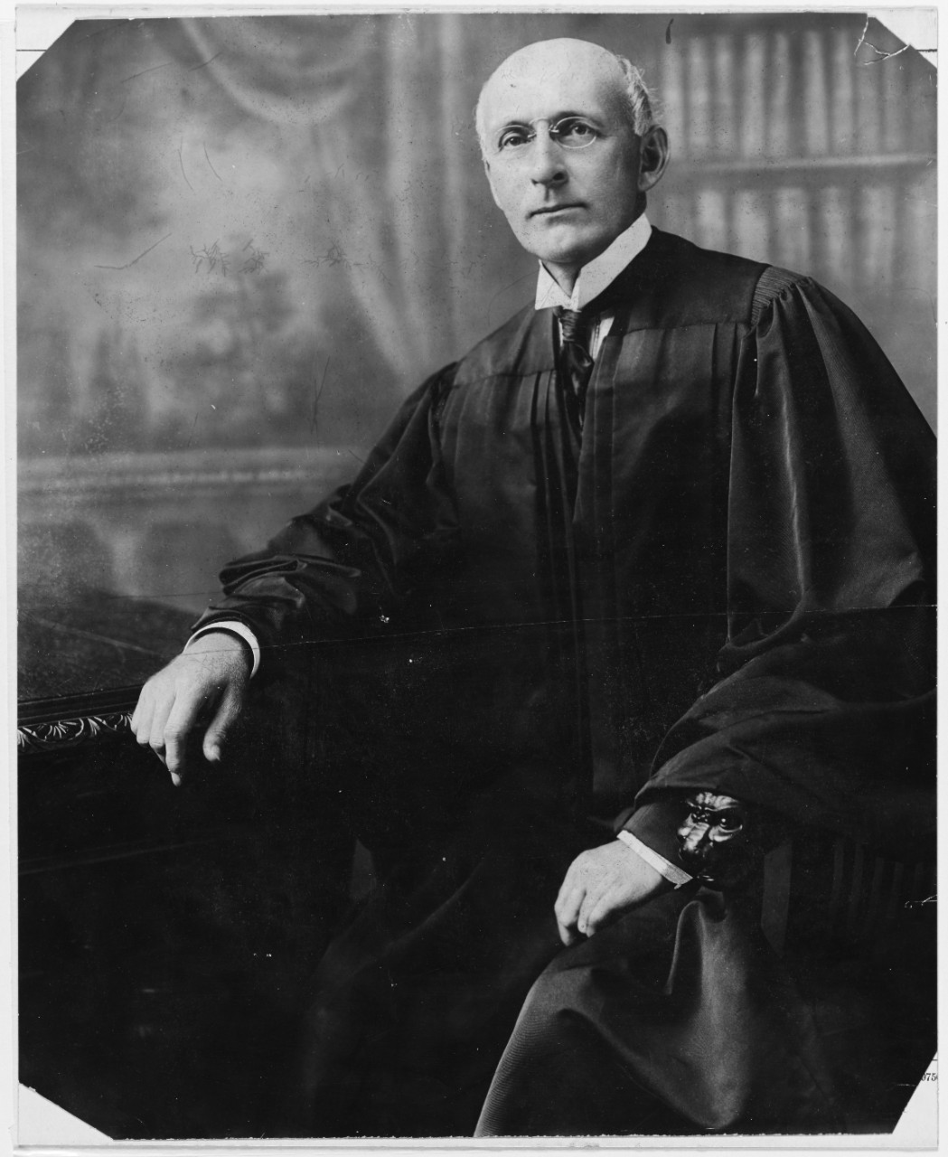 Portrait of Supreme Court Associate Justice Frederick L. Siddons, circa 1915. 