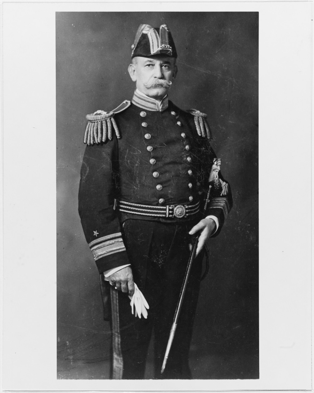 Portrait of Rear Admiral Charles D. Sigsbee, USN