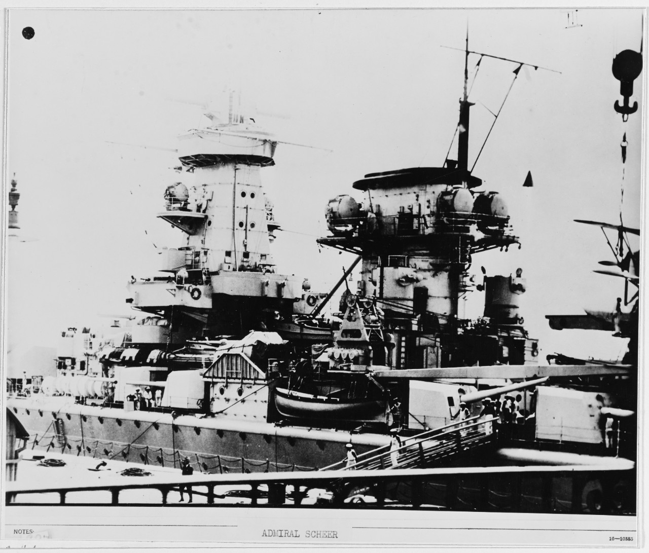 ADMIRAL SCHEER German Armored Ship, 1933-45