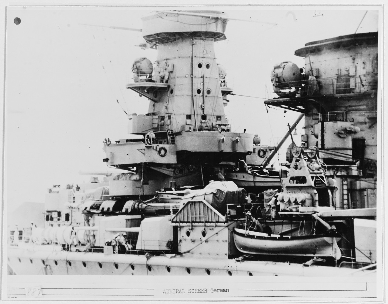 ADMIRAL SCHEER German Armored Ship, 1933-45