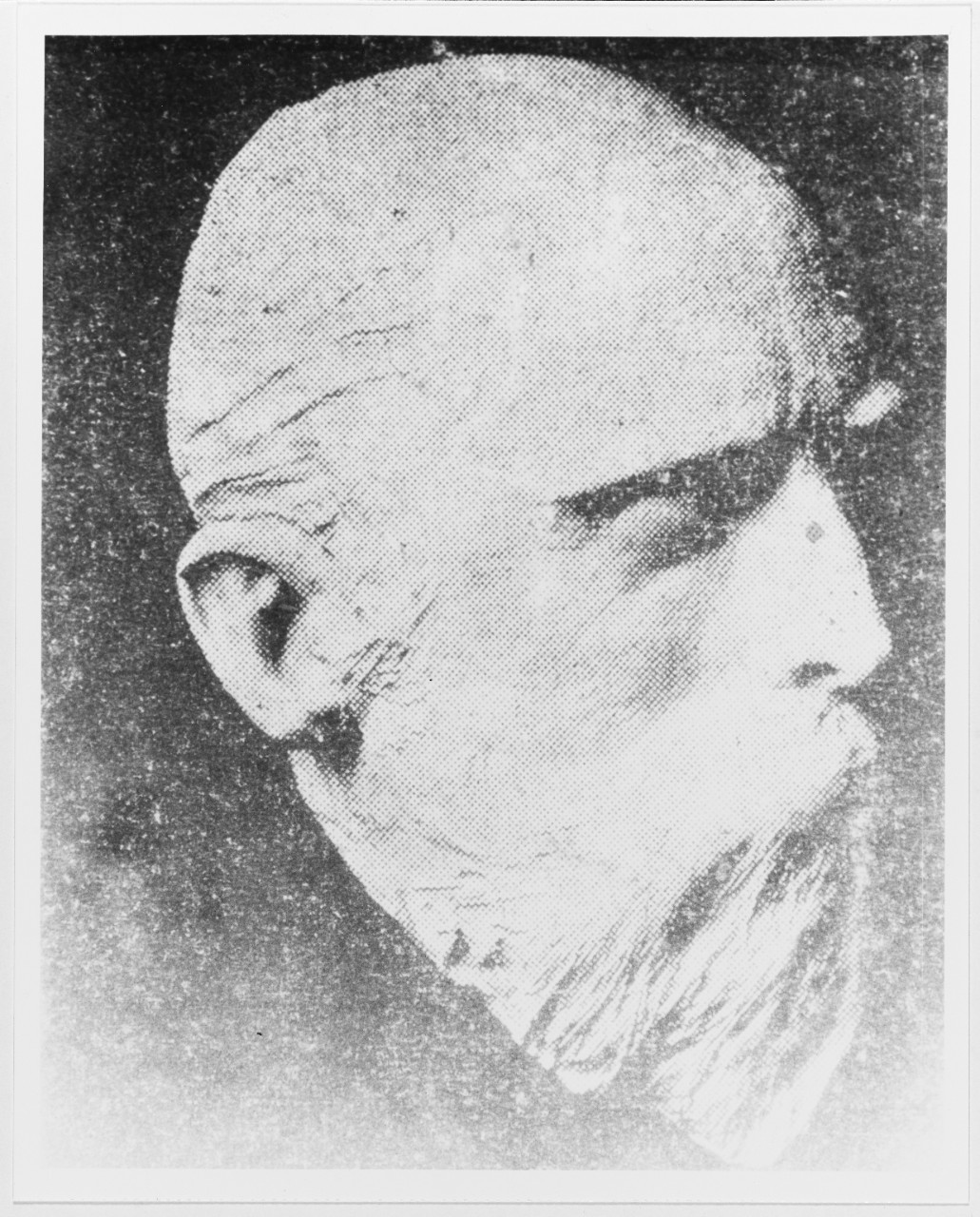 Death mask of Rear Admiral William T. Sampson, USN