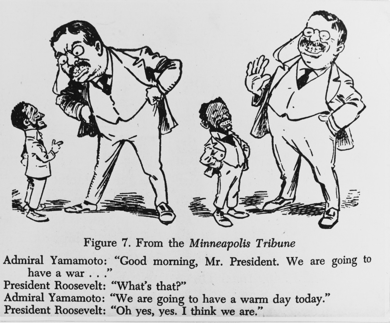 Cartoon on Japanese -American Relations circa 1901-09