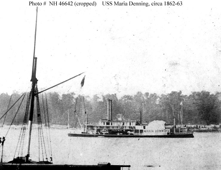 Photo #: NH 46642 (Cropped)  USS Maria Denning (1861-1862)