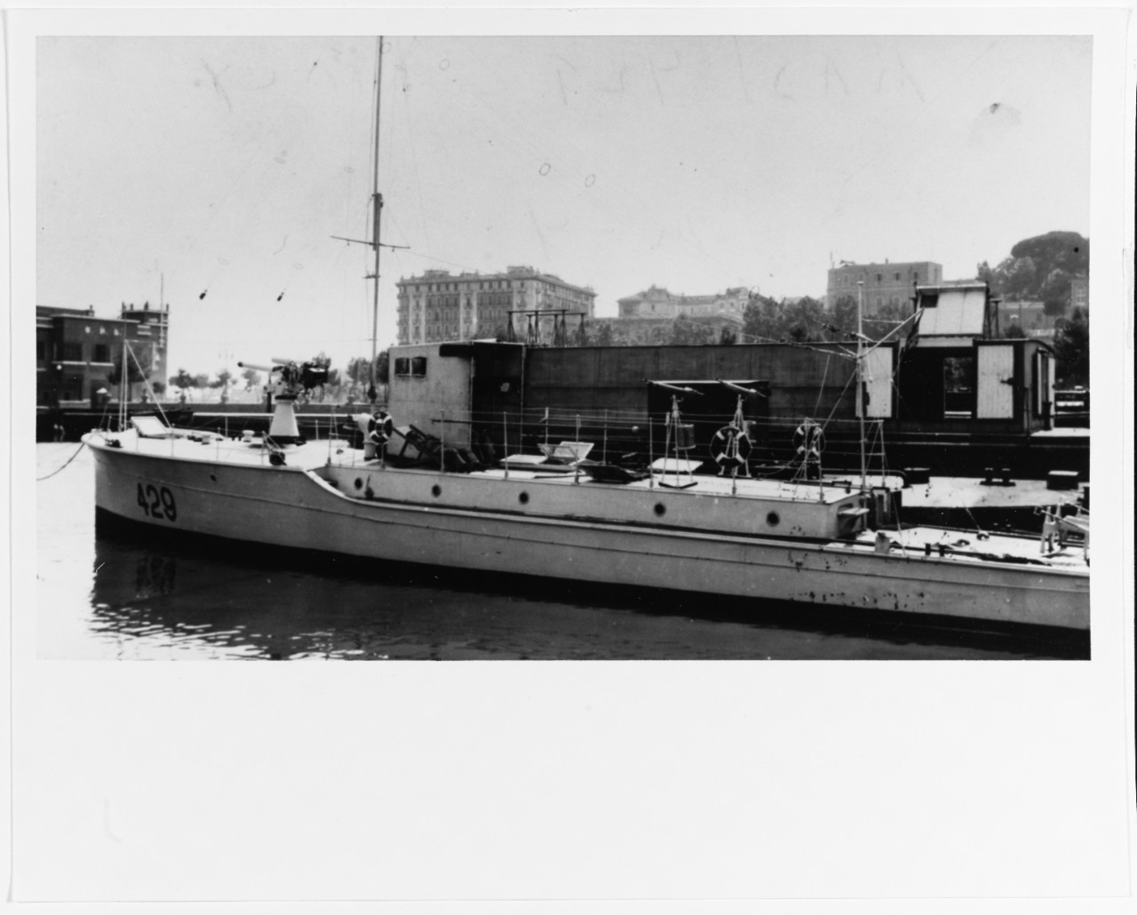 M.A.S. 429 (Italian Motor Patrol Boat, 1927-1938)