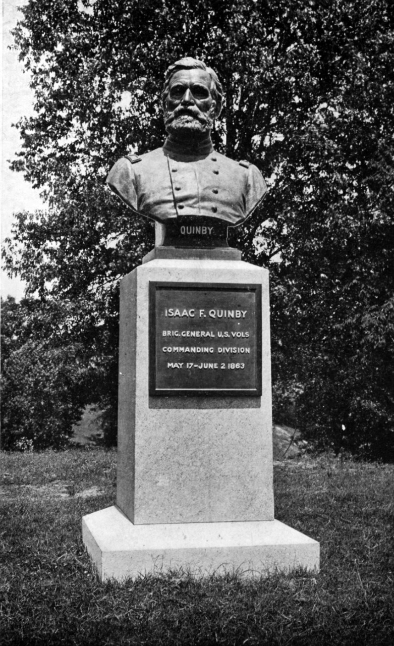 Brigadier General Isaac F. Quinby Monument at the Vicksburg National Military Park