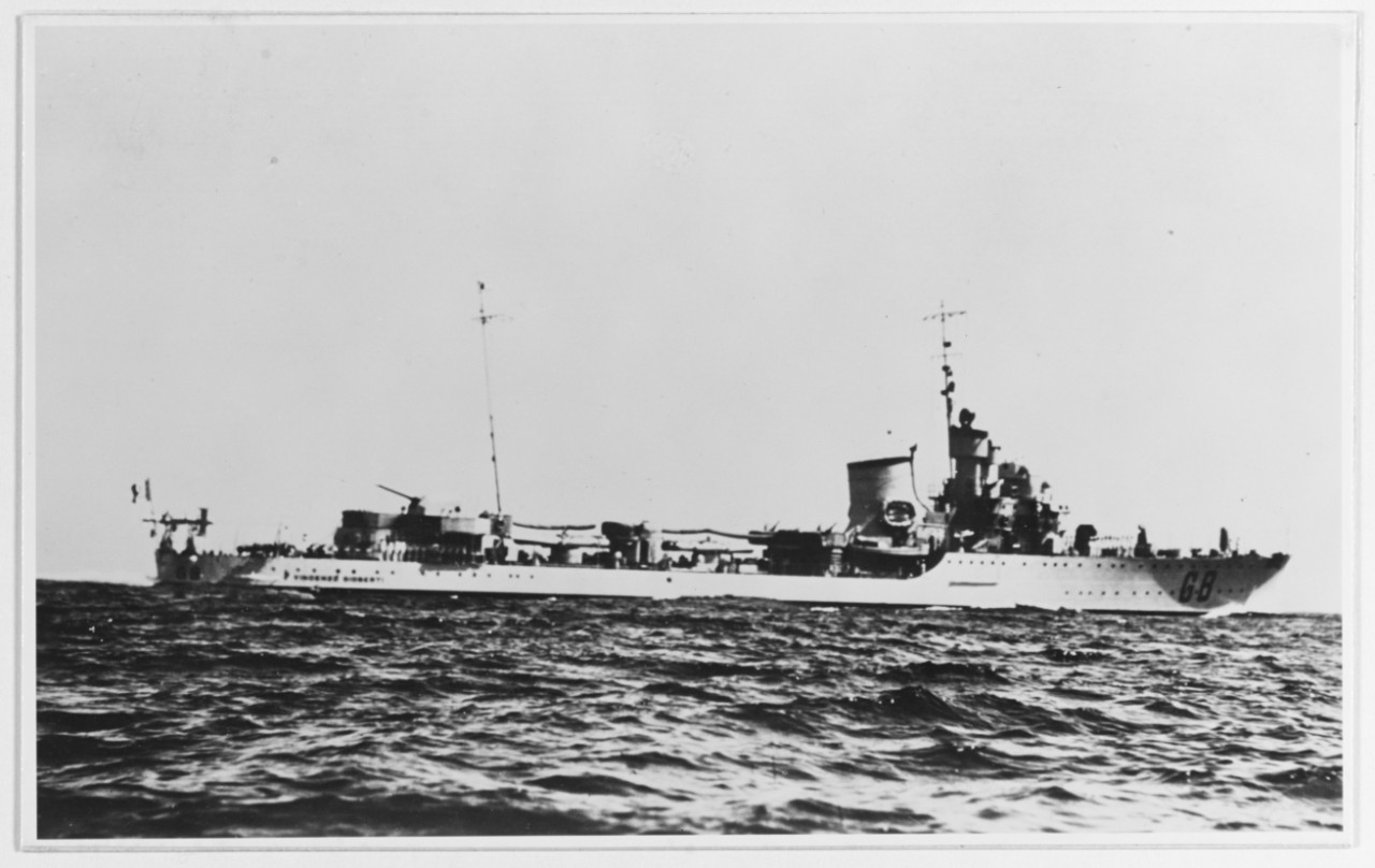VINCENZO GIOBERTI (Italian Destroyer)