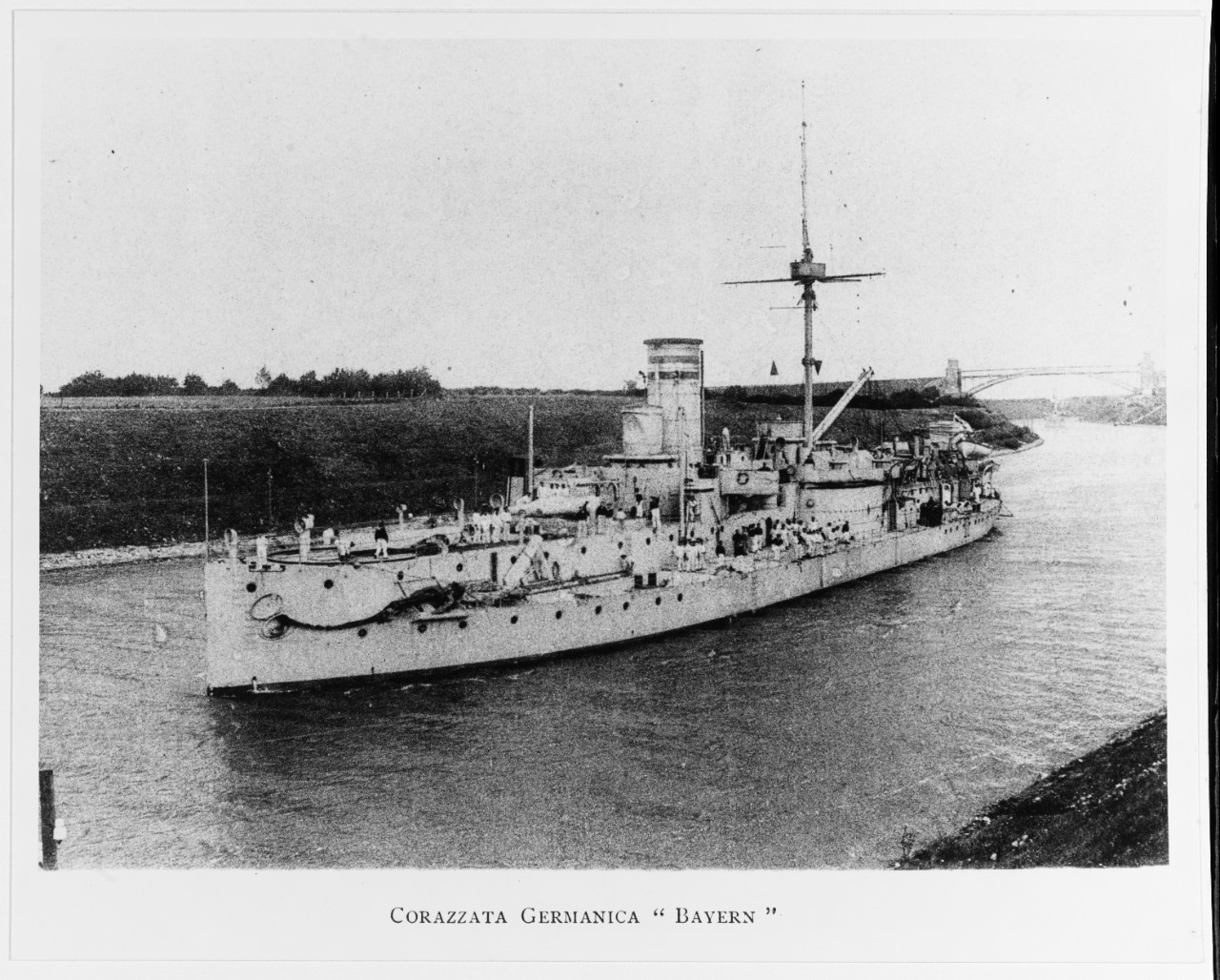 BAYERN (German Battleship, 1878-1910)
