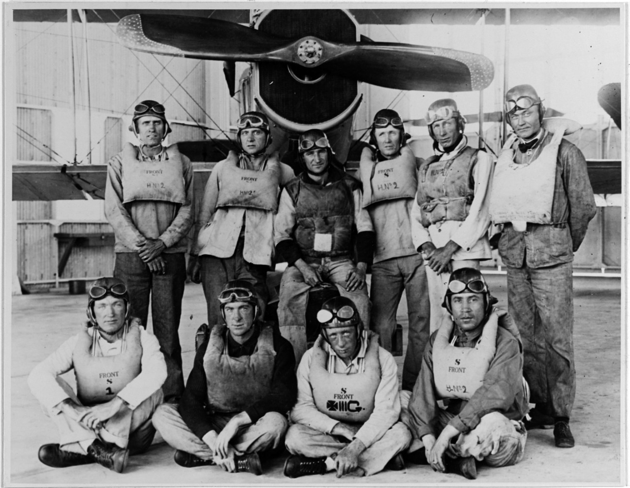 First class of enlisted flyers, 21 March 1917, Pensacola, Florida