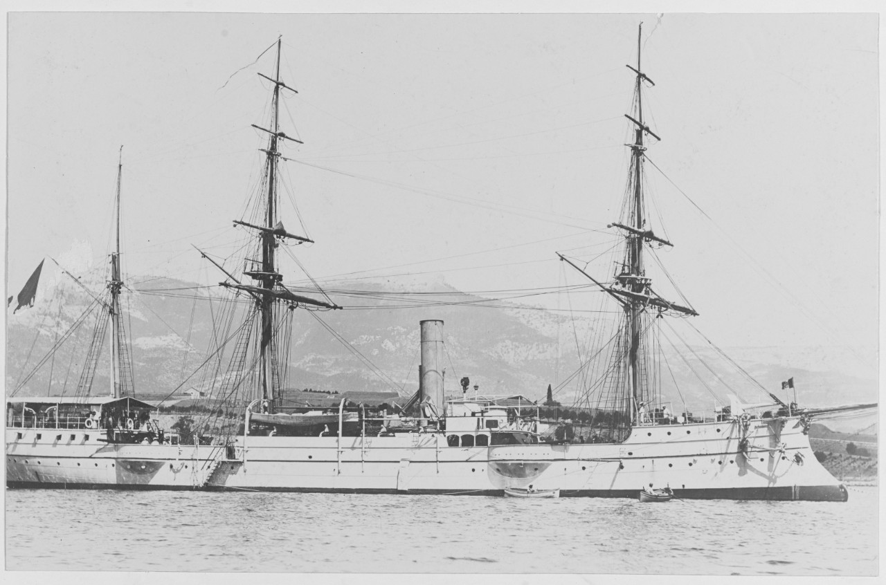 ZARAGOZA Mexican Gunboat, 1891