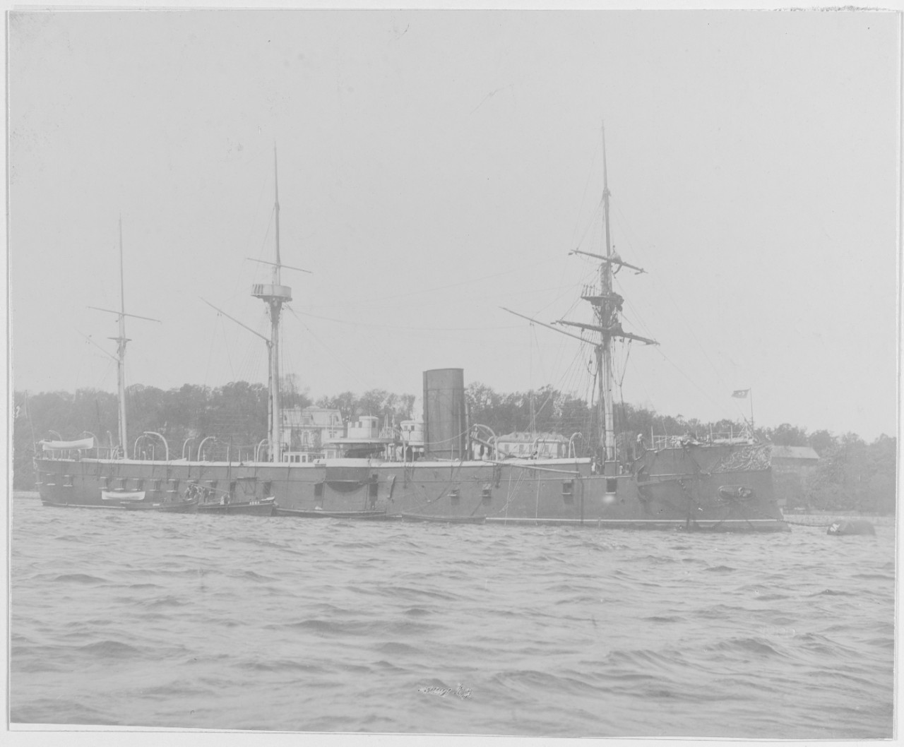ASSAR-I-TEWFIK Turkish Coast Defense Battleship, 1867