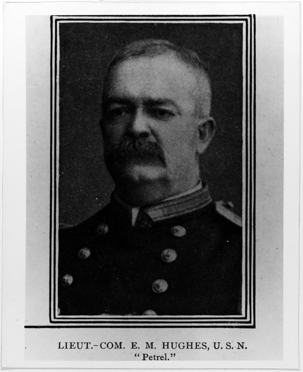 Lieutenant commander Edward M. Hughes, USN