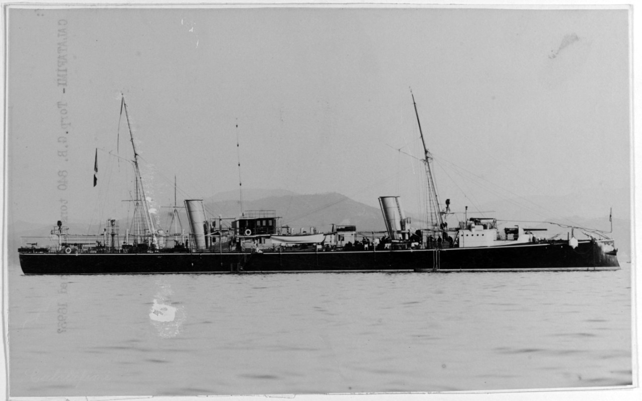 CALATAFIMI (Italian Torpedo Gunboat, 1893-1907)