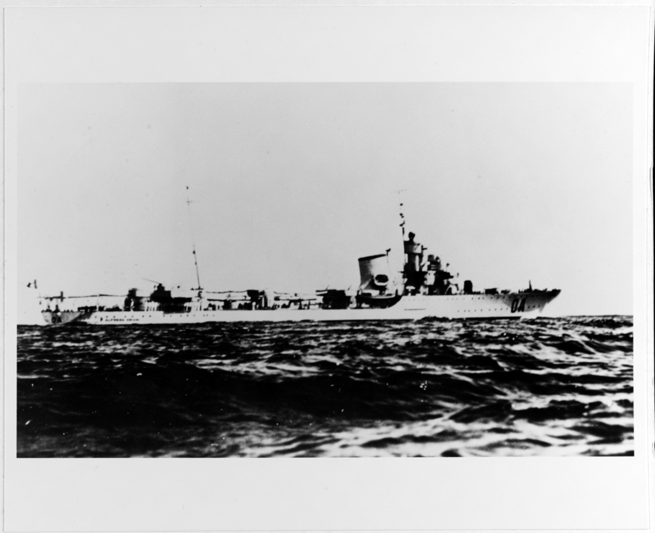 ALFREDO ORIANI (Italian Destroyer, 1936 -1954)
