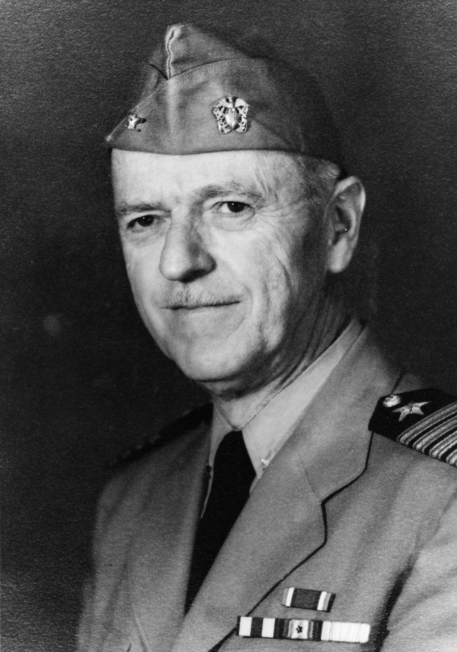 Captain Roscoe C. MacFall, USN, in 1945.