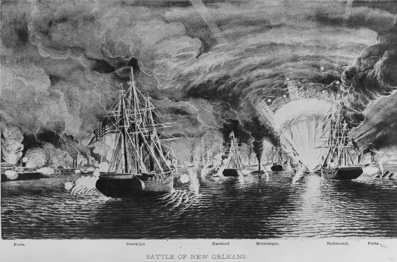 Battle of New Orleans, 24 August 1862