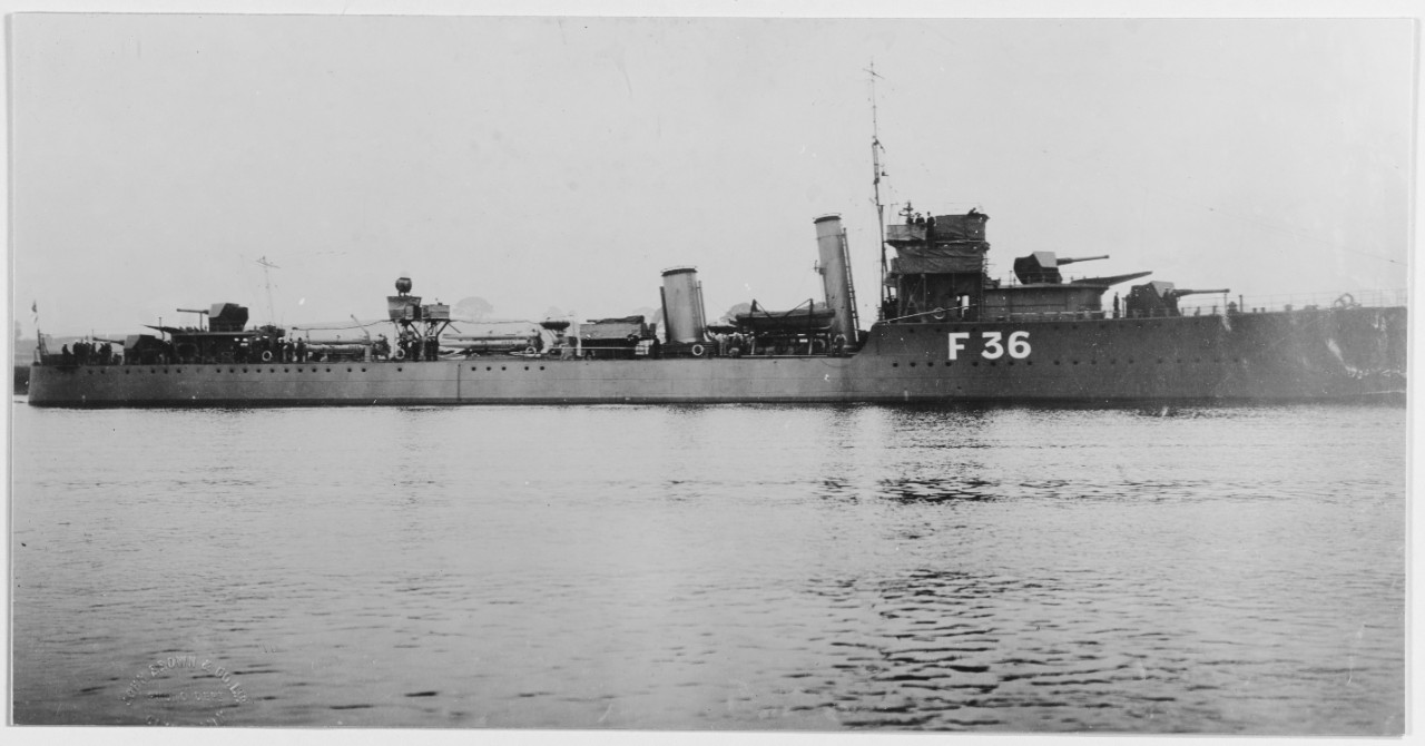 VERITY (British "V&W"-class destroyer, 1919)
