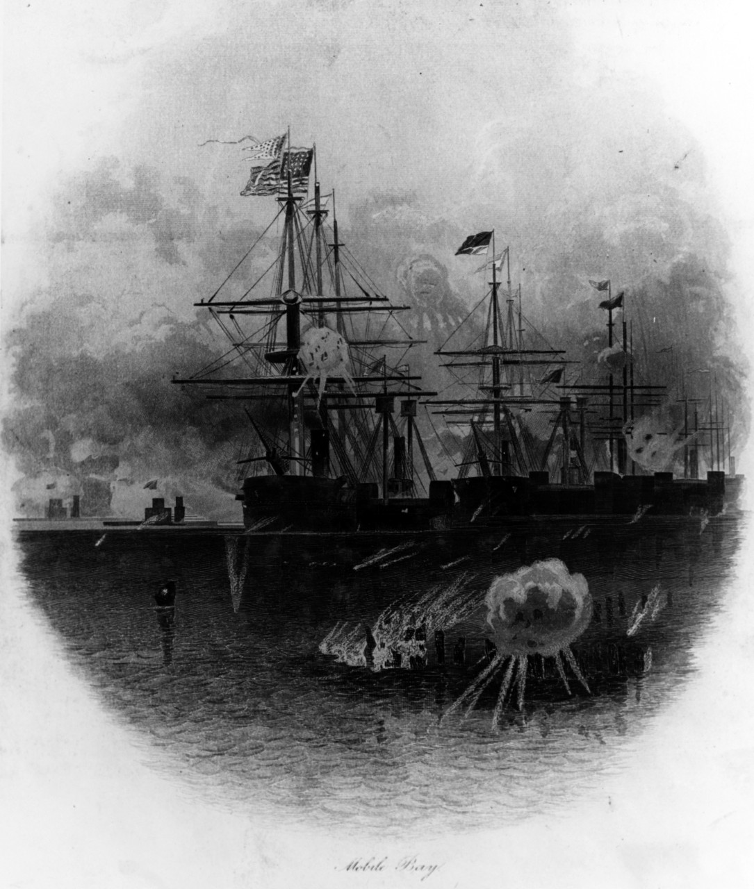 Battle of Mobile Bay, 5 August 1864.